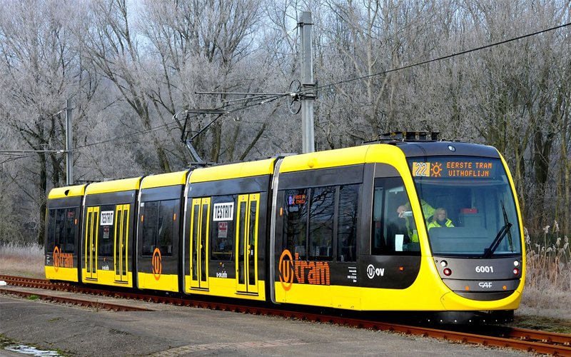 Touchmonitoren in trams